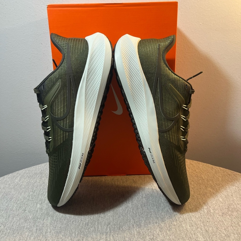 Nike Air Zoom Pegasus 39 Cargo Khaki Running Men's Shoe Size 12 DH4071-300​ - Picture 7 of 11